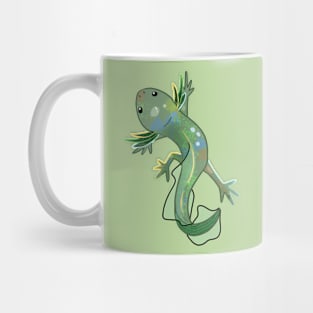 Green and cute Axolotl Verde Mug